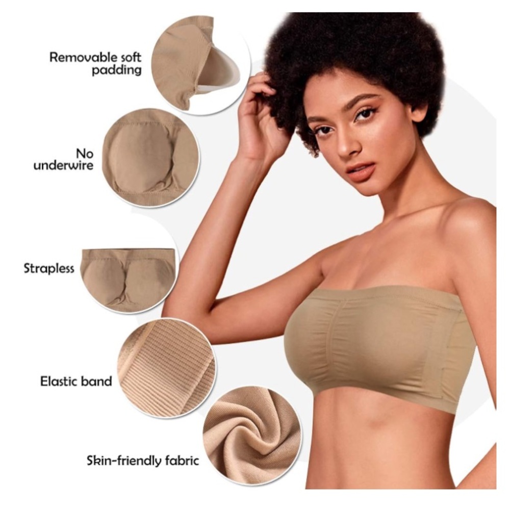 Women's Strapless Bralette Size Small - Picture 3 of 3
